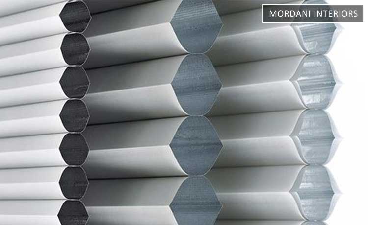 Aluminium backing Honeycomb blinds